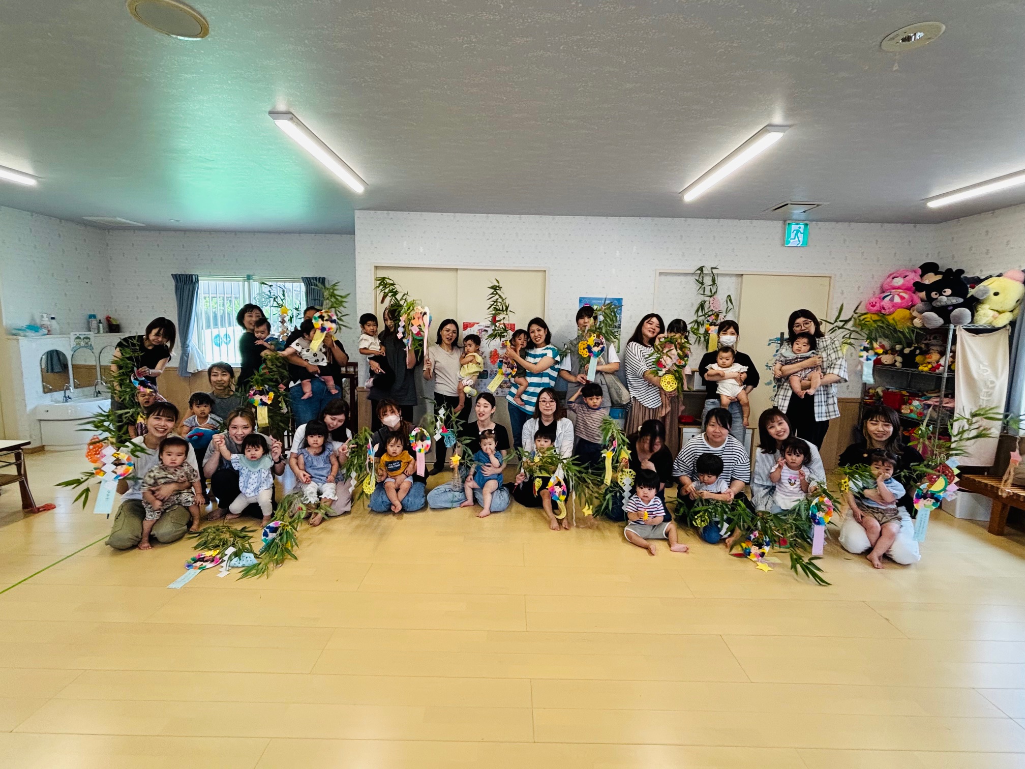 幼稚園の七夕お楽しみ会に参加しました!!