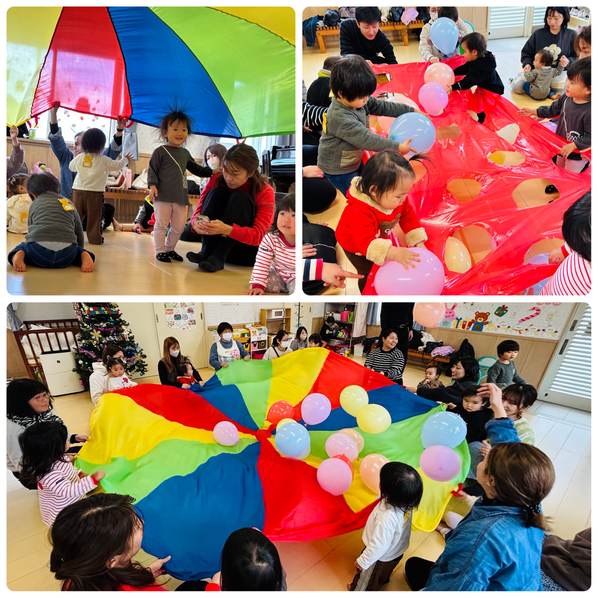 風船🎈あそびをしましたよ！